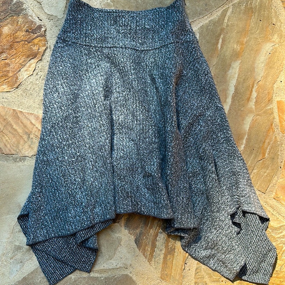 Asymmetric Woven Skirt